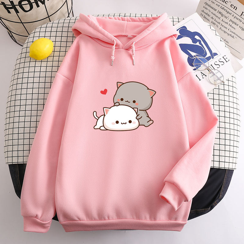 Teen Candy Color Sweater Cute Kawaii Loose Sweater Women