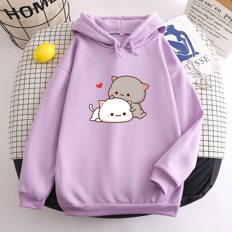 Teen Candy Color Sweater Cute Kawaii Loose Sweater Women