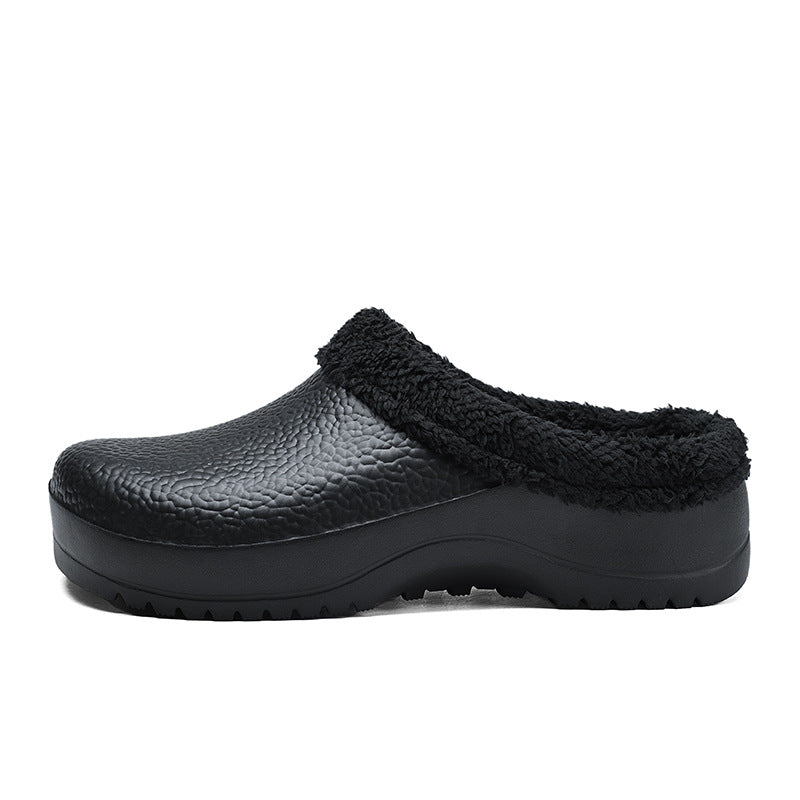 Fashion Personality Fleece-lined - New Closed Toe Casual Sports Slippers Men