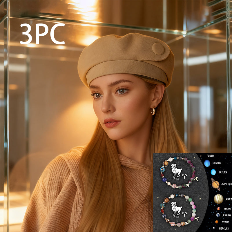 A British-style Casual Painter Hat That Is Versatile And Can Show Off Your Face