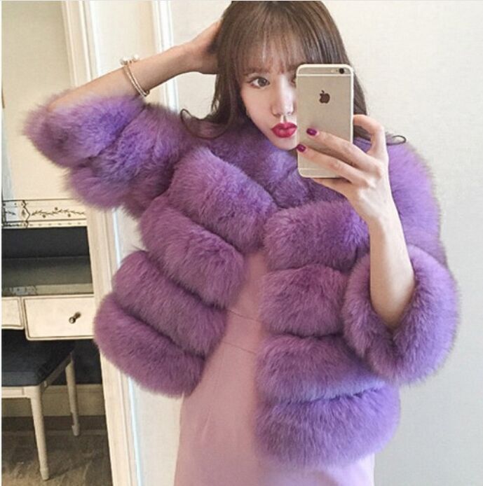 S-3XL Mink Coats  - Women Winter New Fashion FAUX Fur Coat  - Elegant Thick Warm Outerwear  - Fake Fur Jacket Chaquetas Mujer