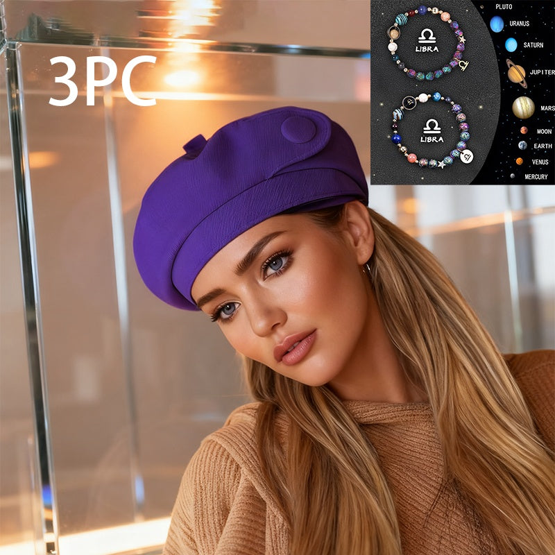 A British-style Casual Painter Hat That Is Versatile And Can Show Off Your Face