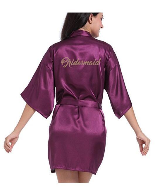 Matron Get Ready Robes Bridal Party Gifts Dressing Gown