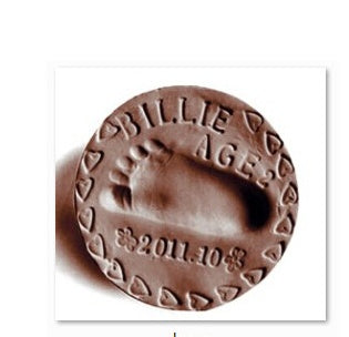 Children's handprint mud clay baby plasticine footprint mud