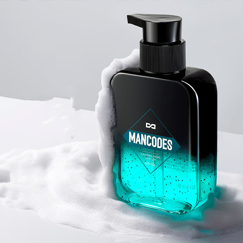 Men's Cleansing Facial Cleanser Gentle Moisturizing Refreshing Oil Control
