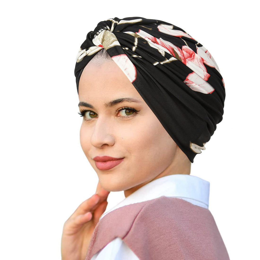 Printed Pullover Travel Hat Versatile Beanies For Women