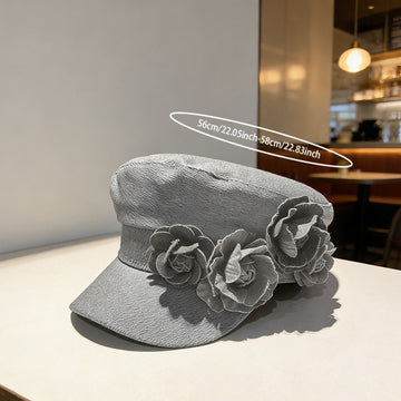 Elegant Checkered Lady's Hat