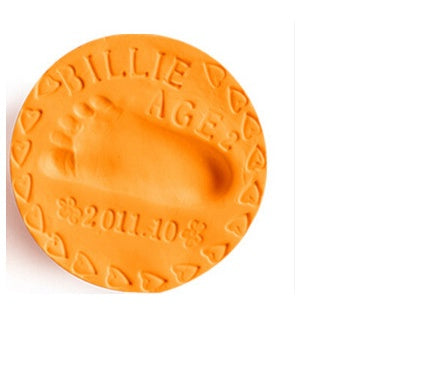 Children's handprint mud clay baby plasticine footprint mud