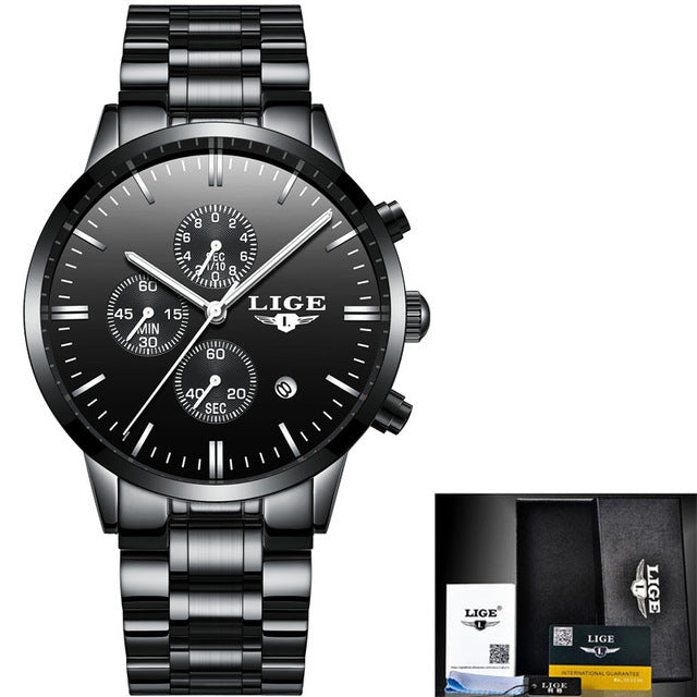 Multifunctional business quartz watch