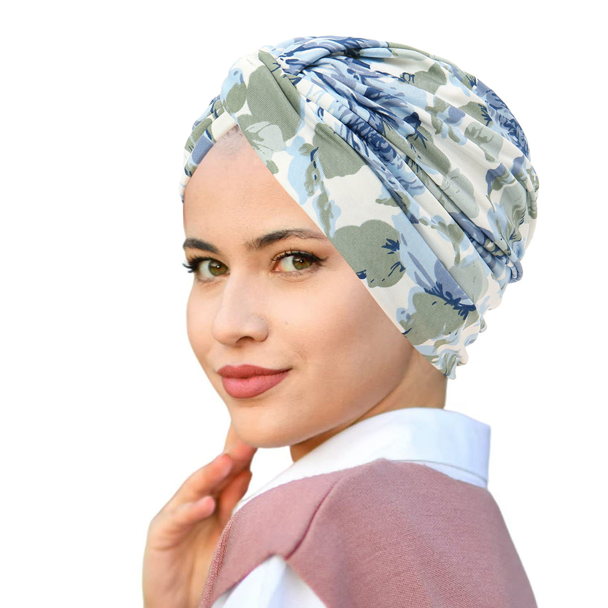 Printed Pullover Travel Hat Versatile Beanies For Women