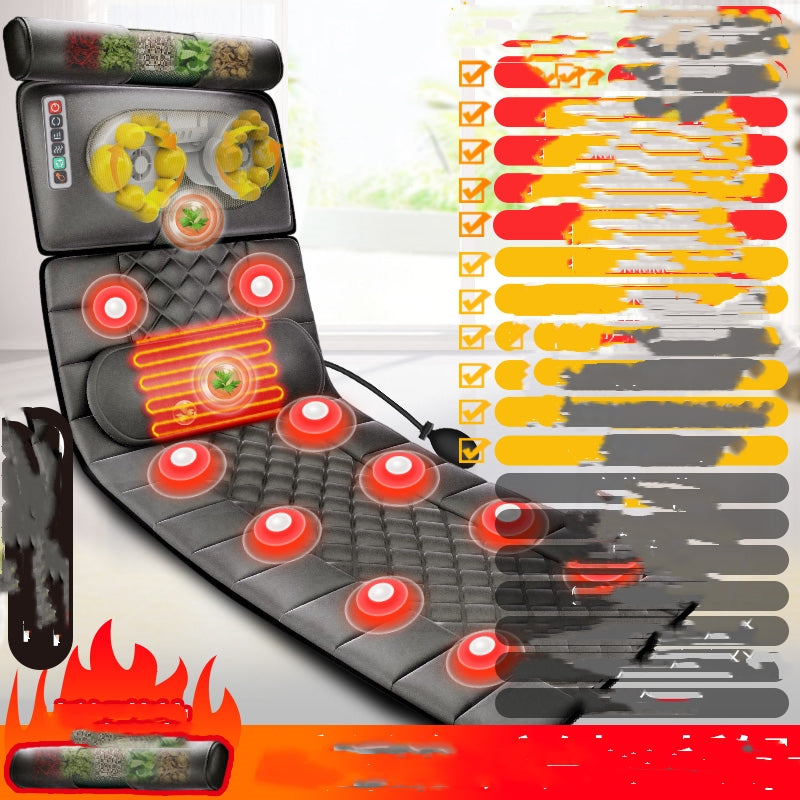 Multifunctional cervical massager chair cushion