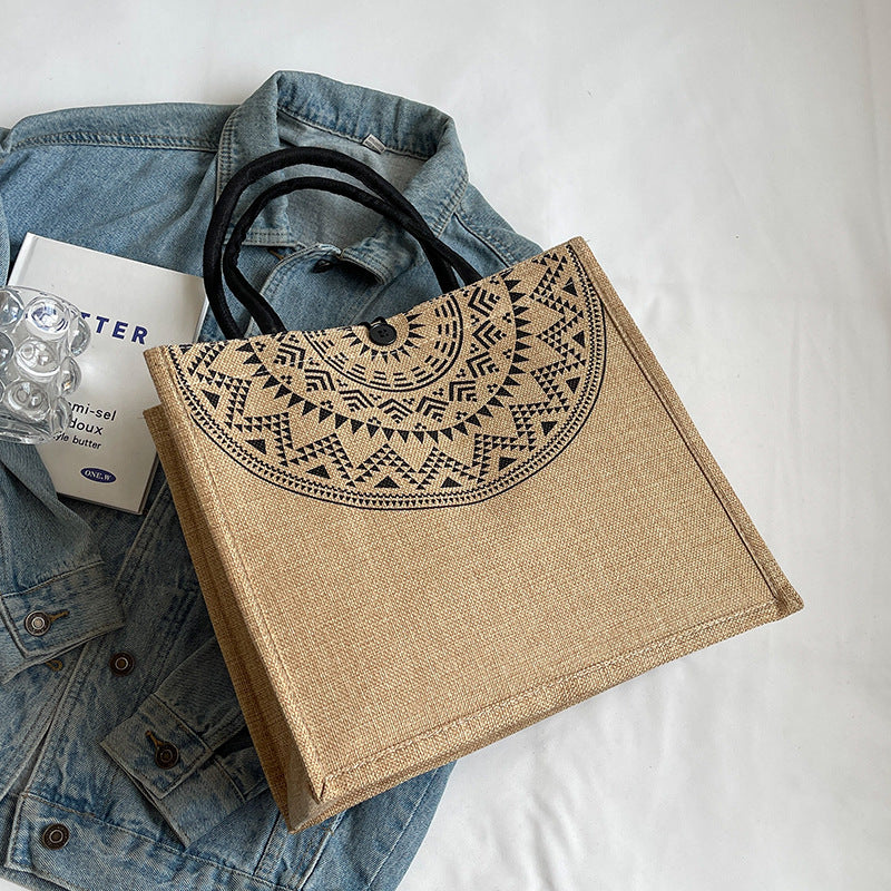 New Ethnic-style Fashionable Mom Bag College Students Tote For Class