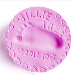 Children's handprint mud clay baby plasticine footprint mud