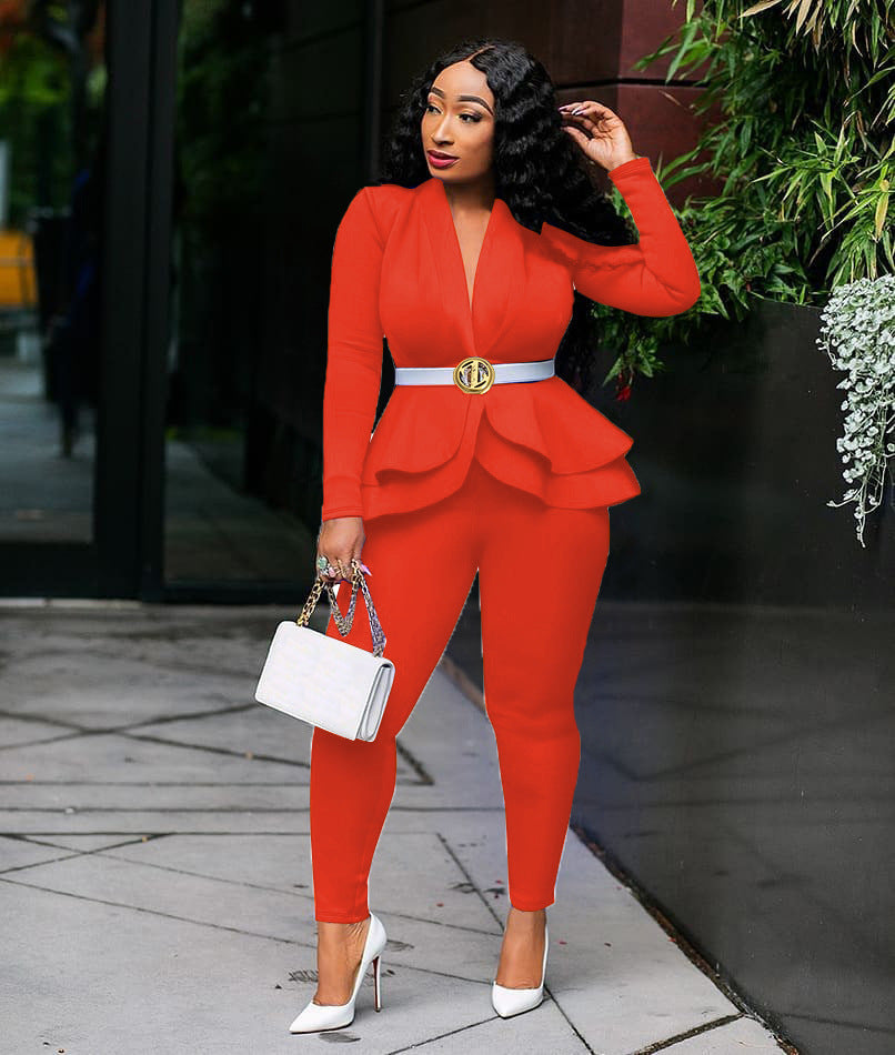 Africa Clothing - African Sets For Women -  Elastic Bazin African Clothes 2 Two Piece Set Top and Pants Dashiki Famous Suit For Ladies