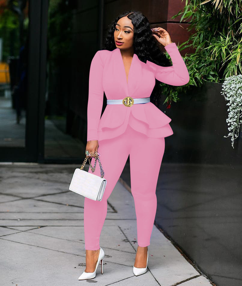 Africa Clothing - African Sets For Women -  Elastic Bazin African Clothes 2 Two Piece Set Top and Pants Dashiki Famous Suit For Ladies