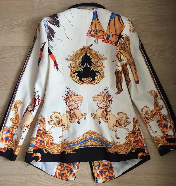 Ladies' Suit European / American Style - Fashion Printed Suit  - Women