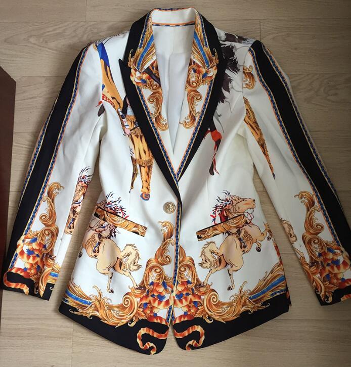 Ladies' Suit European / American Style - Fashion Printed Suit  - Women