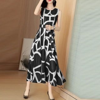 Summer Women Dress  - Fashion Elegant O Neck Office Lady Dress