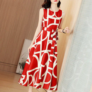 Summer Women Dress  - Fashion Elegant O Neck Office Lady Dress