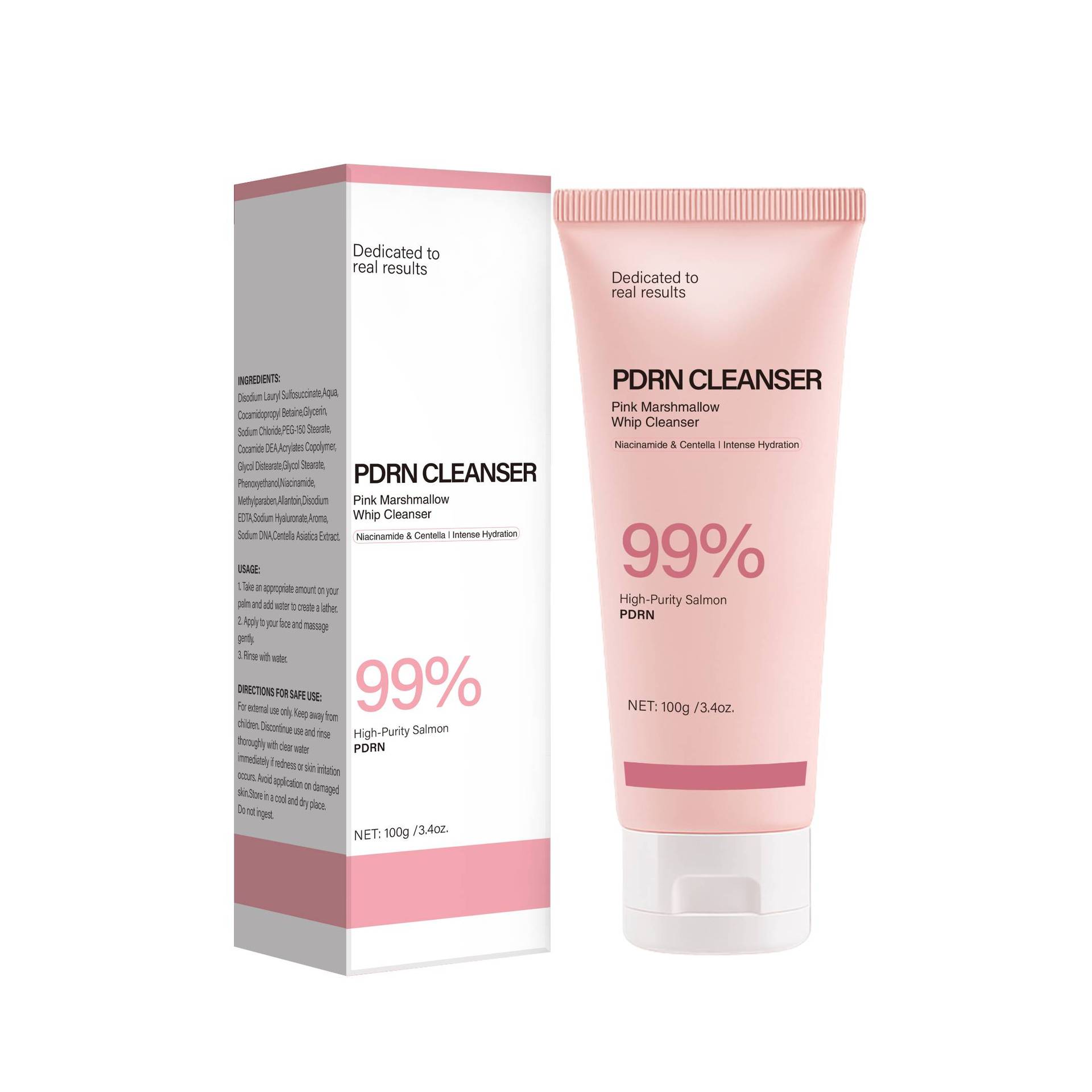 PDRN Cotton Candy Foam Facial Cleanser