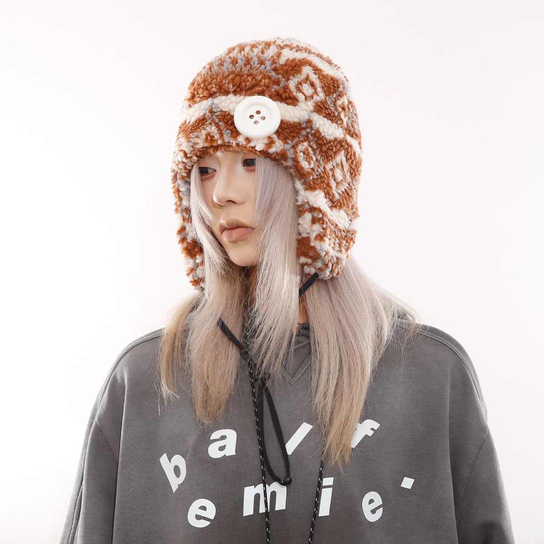 Retro Ethnic-style Totem Earflap Hat