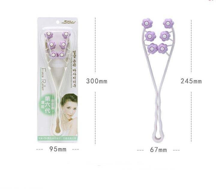 Face bump roller massager