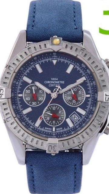 Leather business multifunctional watch