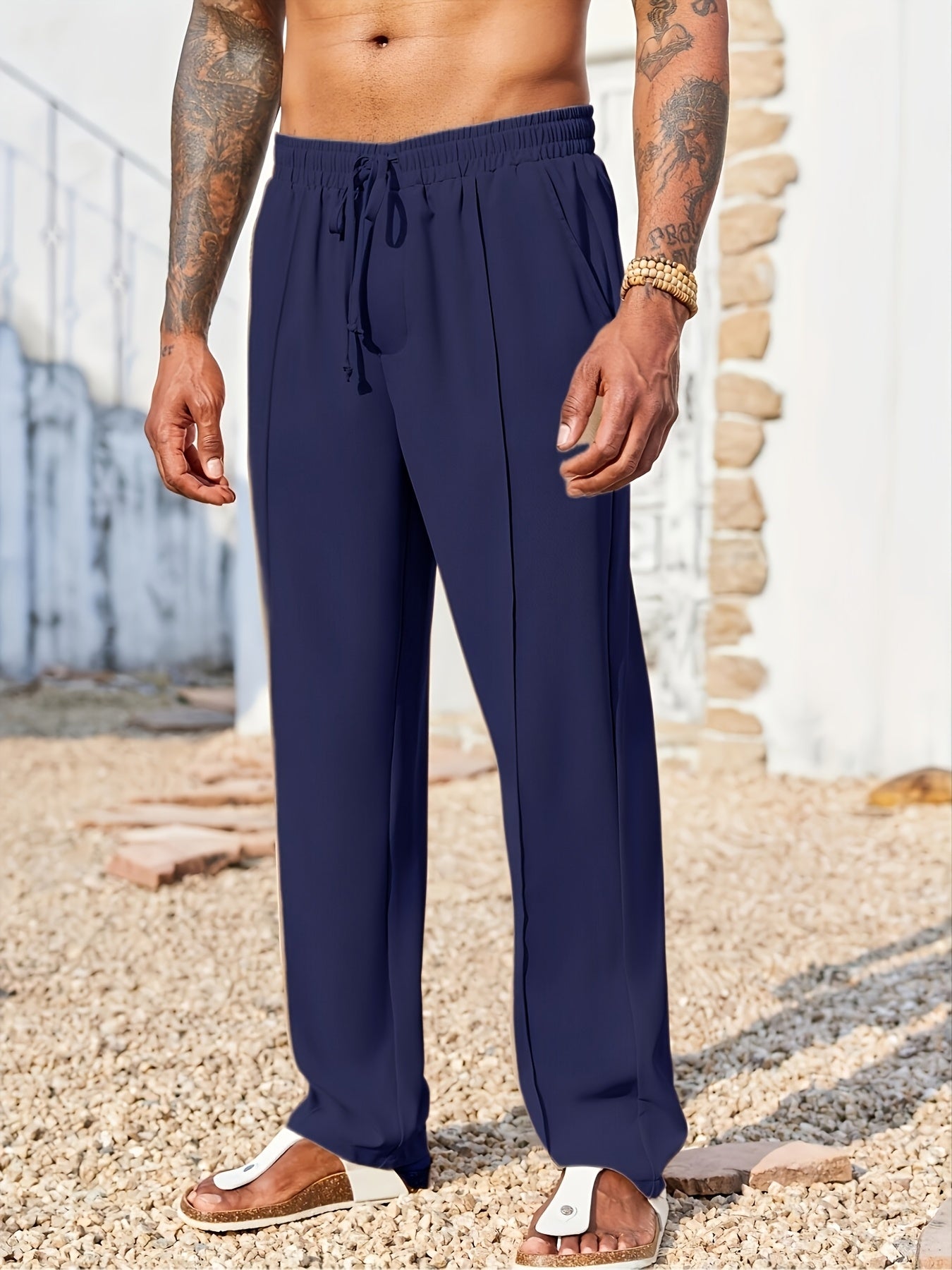 Trendy Slacks - Men's Trousers, Long Pants, Straight Pants, Corduroy Slacks, Corsets, Anti-wrinkle Slacks, Cropped Pants, Men's Linen Slacks