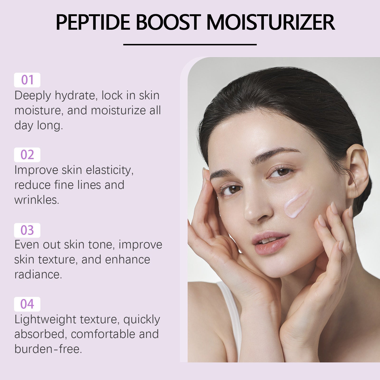 Facial Moisturizing Cream Improves Skin Fading Wrinkle