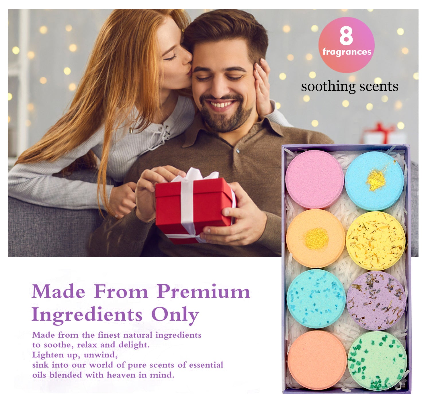 Shower Piece Dried Flower Bath Salt Plant Aromatherapy Salt Bath Piece