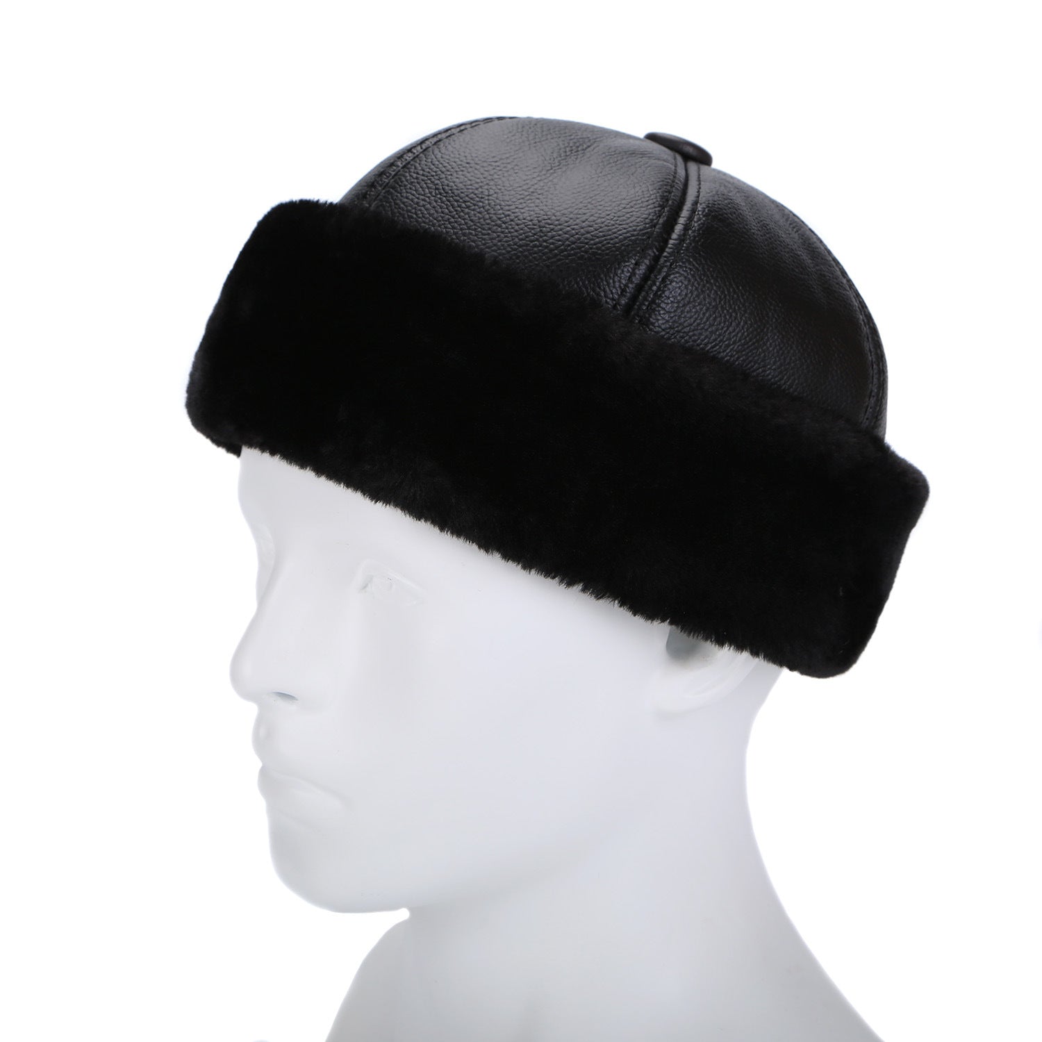 Haining Genuine Leather Cowhide Landlord Hat