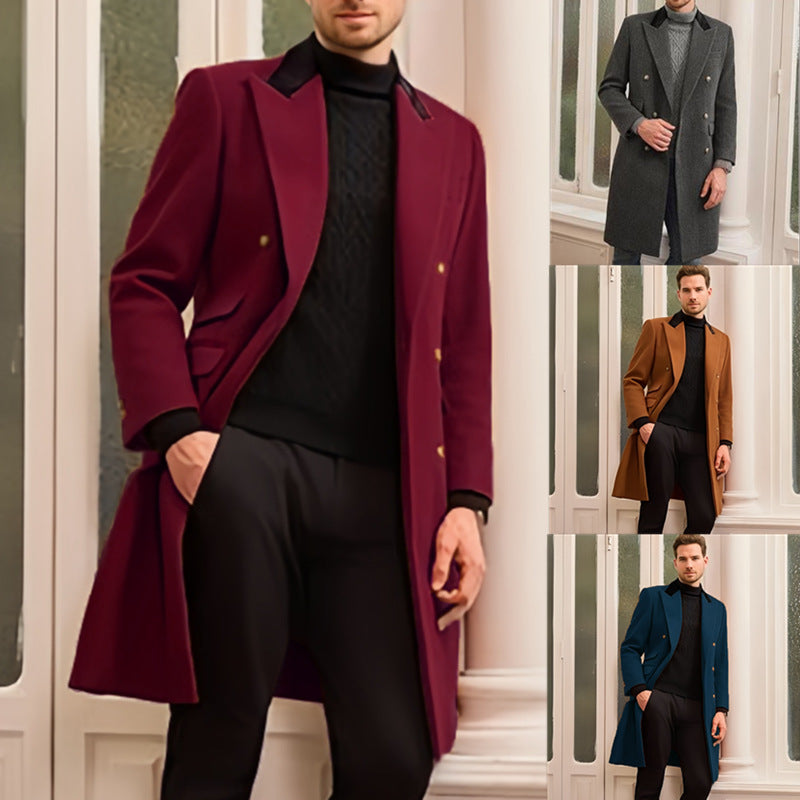 Men's Fat And Strong Woolen Casual Jacket