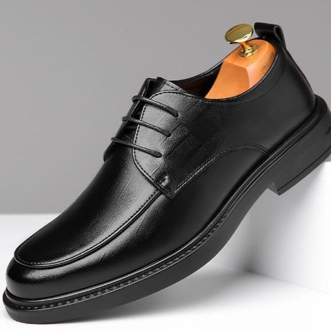 Men's Leather Shoes Spring Fashion New Non-slip Breathable