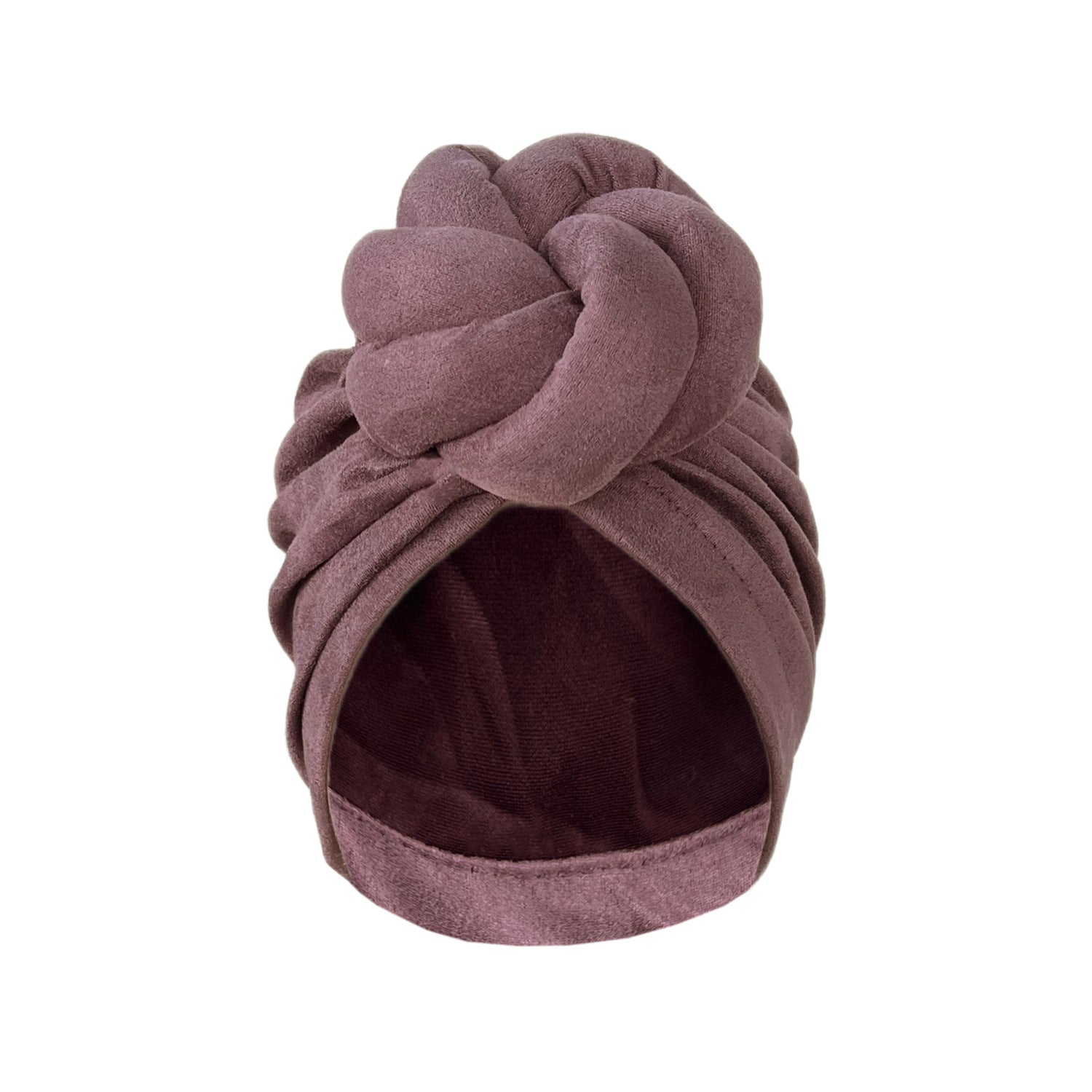 Fashion Solid Color Ethnic Knotted Headscarf