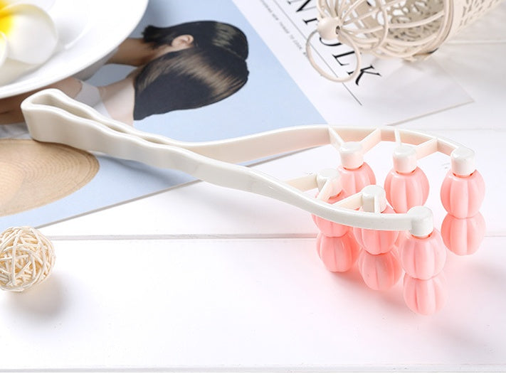 Face bump roller massager