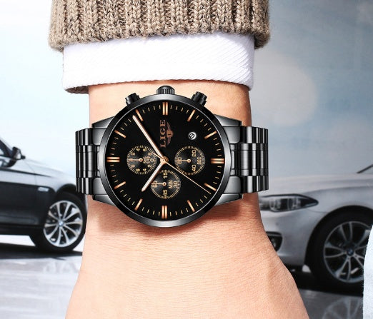 Multifunctional business quartz watch