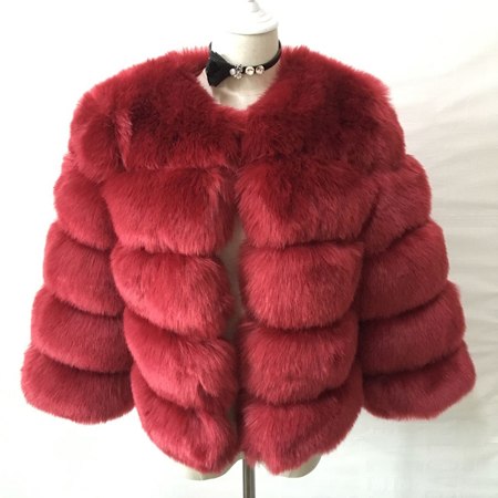 S-3XL Mink Coats  - Women Winter New Fashion FAUX Fur Coat  - Elegant Thick Warm Outerwear  - Fake Fur Jacket Chaquetas Mujer