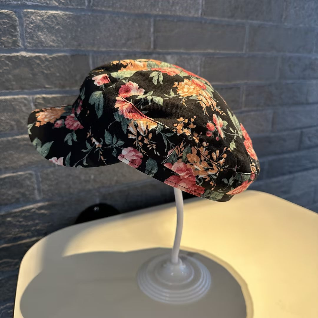 Printed Cap Fashionable Korean Style Versatile Outdoor Accessory