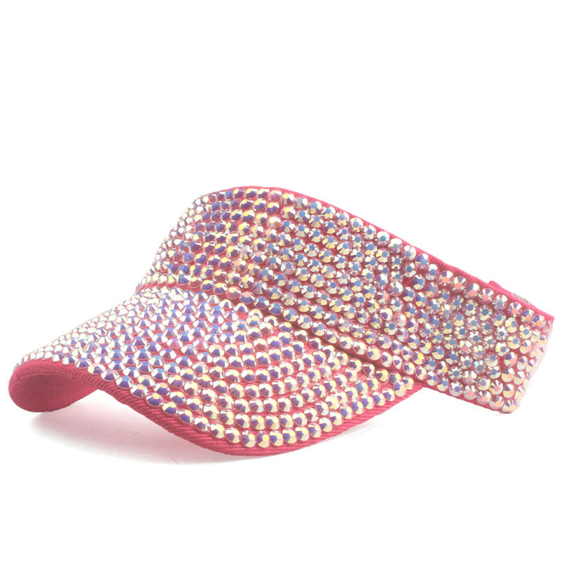 Spot Drill Sun Hat Sun Protection No Top Girl's Cap