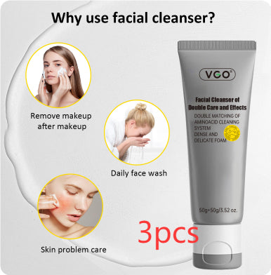 Facial Cleanser For Women Refreshing Oil Control Decontamination Cleaning Pores