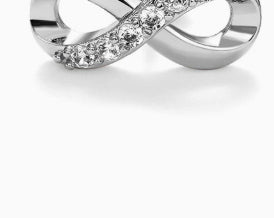 8-word Eternal Symbol Valentine's Day Stud Earrings