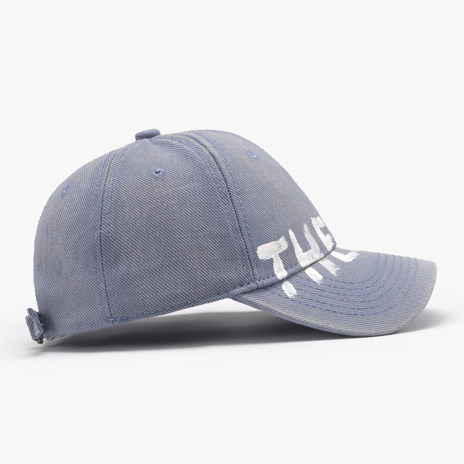 Letter Graffiti Curved Brim Soft Top Baseball Cap