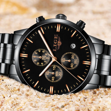 Multifunctional business quartz watch