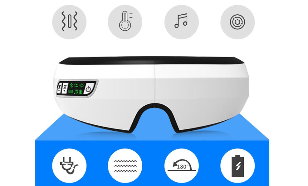 Hot compress eye massager