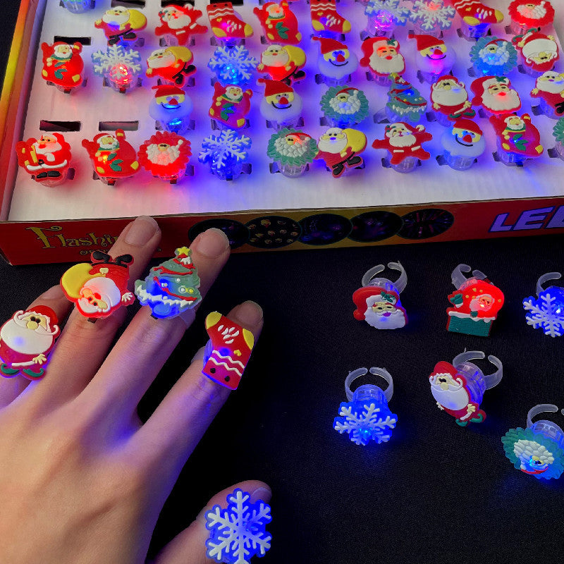 Small Gifts For Children - Christmas Luminous Ring Toy Decoration
