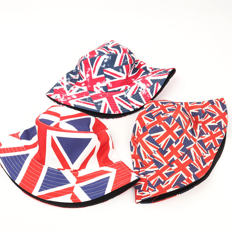 Printed Reversible Fisherman Hat Sun Hat