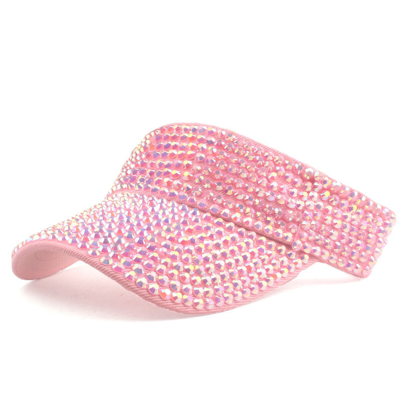 Spot Drill Sun Hat Sun Protection No Top Girl's Cap