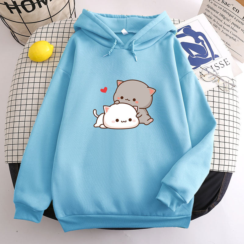 Teen Candy Color Sweater Cute Kawaii Loose Sweater Women
