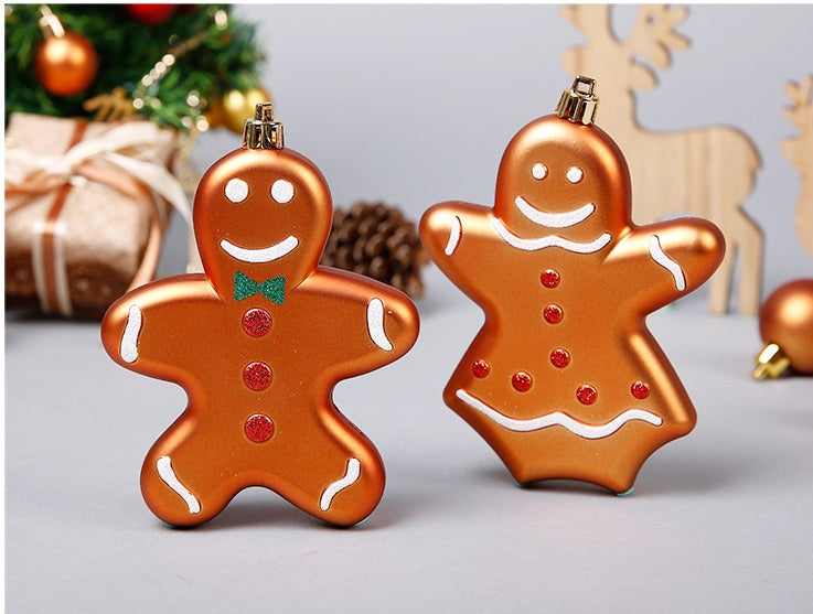 Christmas Ornaments - Cute Gifts Reindeer Balls Stars Gingerbread Man Christmas Pendant Ornaments Charm