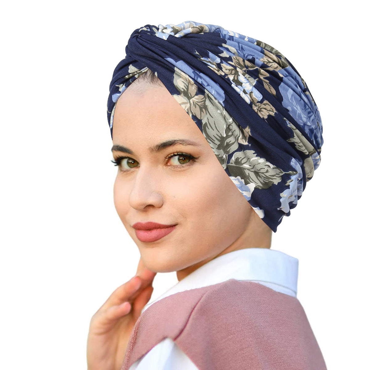Printed Pullover Travel Hat Versatile Beanies For Women